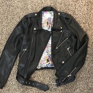Archie Comics Faux Leather Jacket Betty & Veronica